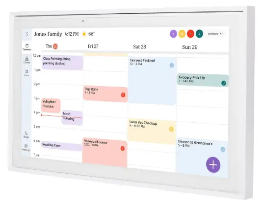 Planner calendario gestione del tempo